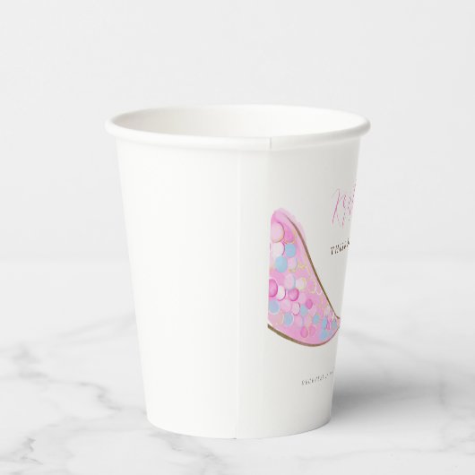 Paarse Mermaid Tail Verjaardag Papier Cups Papieren Bekers (Rechts)