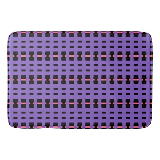 Paarse mesh badmat (Voorkant)
