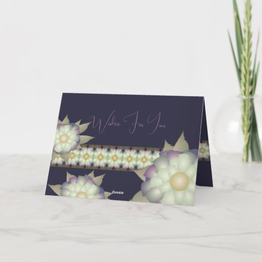 Paarse met goud kaart (Achterkant)