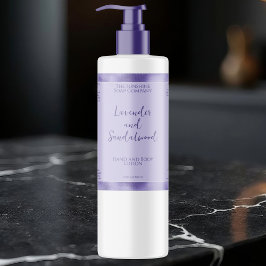 Paarse met paarse folie cosmetica flesetiket sparkling wijnetiket