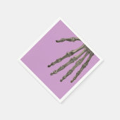 Paarse met Skeleton Hand Halloween Servet (Hoek)