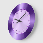 Paarse Metaalontwerp Roestvrij staalblik Grote Klok (Hoek)