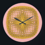 Paarse metric grote klok<br><div class="desc">Image created by Gagik Sargsyan,  in the program Apophysis 7x. Customize your own wall clock.</div>