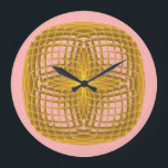 Paarse metric grote klok<br><div class="desc">Image created by Gagik Sargsyan,  in the program Apophysis 7x. Customize your own wall clock.</div>