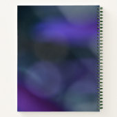 Paarse Mexicaan Petunia Floral  Notitieboek (Achterkant)