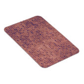 Paarse Micro Stippen op Grunge Roze Magneet (Rechterzijde)