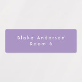 Paarse middeldiwaterbestendige kleefetiketten van  labels (Design 2)