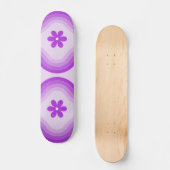 Paarse middeleeuwse moderne regenboog Abstract Persoonlijk Skateboard (Voorkant)