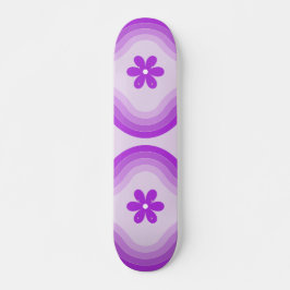 Paarse middeleeuwse moderne regenboog Abstract Persoonlijk Skateboard