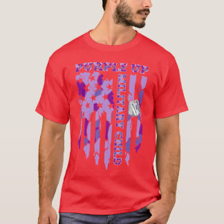 Paarse militaire Kinder Shirt - Mestmaand
