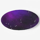Paarse Milkyway Galaxy NightSky Birthday Papieren Bordje (Gekanteld)