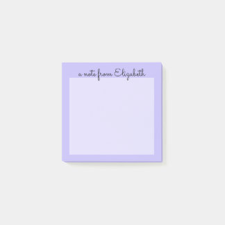 Paarse minimale lavendel post-it® notes