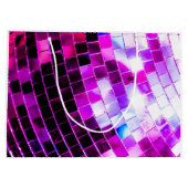 Paarse Mirror Disco Ball Groot Cadeauzakje (Achterkant)