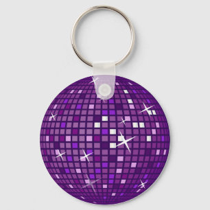 PAARSE MIRROR DISCO BALL SLEUTELHANGER