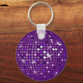 PAARSE MIRROR DISCO BALL SLEUTELHANGER (Voorkant)