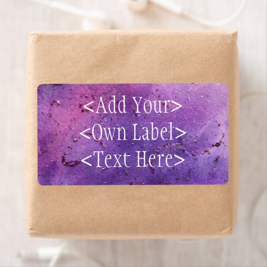 Paarse Mist Custom Address Mailing Labels 1 (Insitu)