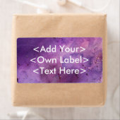 Paarse Mist Custom Address Mailing Labels 3 (Insitu)