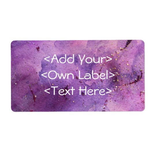 Paarse Mist Custom Address Mailing Labels 4 (Voorkant)
