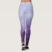 Paarse Mist Mysterieuze Mist Smoky Halloween Leggings (Achterkant)