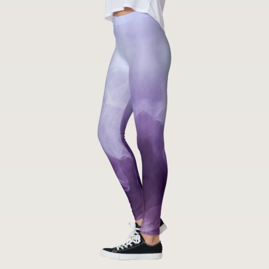 Paarse Mist Mysterieuze Mist Smoky Halloween Leggings (Links)