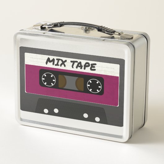 Paarse Mix-tape: 80 en 90-inch geïnspireerd cadeau (Achterkant)
