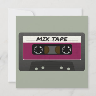 Paarse Mix-tape: 80 en 90-inch geïnspireerd cadeau