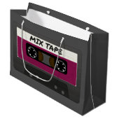 Paarse Mix-tape: 80 en 90-inch geïnspireerd cadeau Groot Cadeauzakje (Voorkant Gekanteld)
