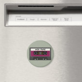 Paarse Mix-tape: 80 en 90-inch geïnspireerd cadeau Magneet (Insitu (Vaatwasser))