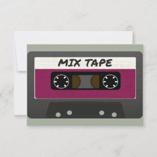 Paarse Mix Tape - Geschenk geïnspireerd door de ja Kaart