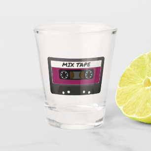 Paarse Mix Tape - Geschenk geïnspireerd door de ja Shot Glas