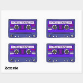 Paarse Mix Tape Sticker (Vel)