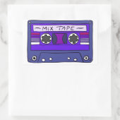 Paarse Mix Tape Sticker (Tas)