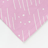 Paarse Mod Fleece Blanket (Hoek)