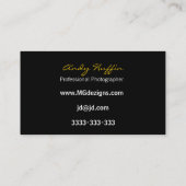 paarse Mod Fotografie, camera Visitekaartje (Achterkant)