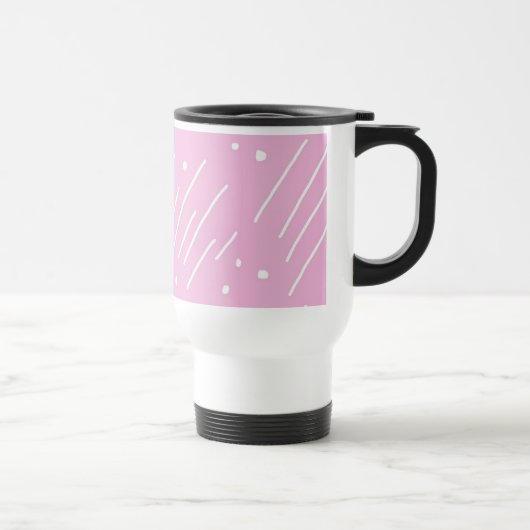 Paarse Mod Travel Mug Reisbeker (Rechts)