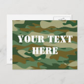 Paarse modderkoepel | Personalized Briefkaart (Voorkant / Achterkant)