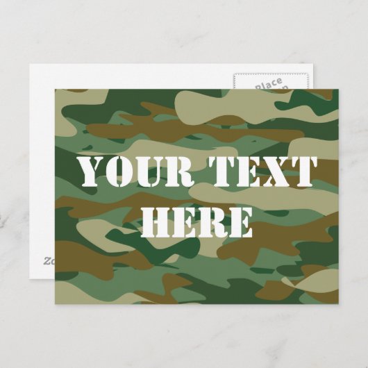 Paarse modderkoepel | Personalized Briefkaart (Voorkant / Achterkant)