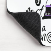 Paarse Mode Mousepad Muismat (Hoek)