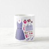 Paarse Mode set Koffiemok (Center)
