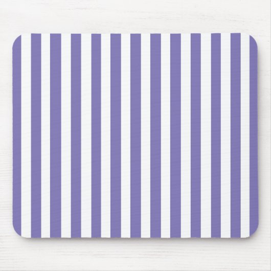 Paarse Modern Stripe Muismat (Voorkant)