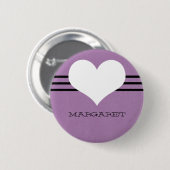 Paarse moderne Button (Voorkant /achterkant)