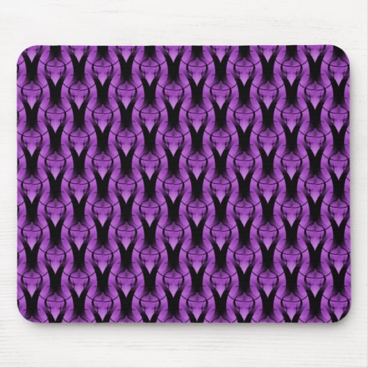 Paarse moderne Klassieke Mousepad Muismat (Voorkant)