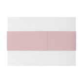 Paarse moderne minimalistische bruiloft uitnodigingen wikkel (Achterkant Voorbeeld)