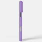 Paarse moderne minimalistische Initiaal monogram Case-Mate iPhone Case (Achterkant / Rechts)