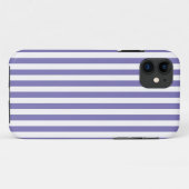 Paarse moderne stripes Case-Mate iPhone case (Achterkant (horizontaal))