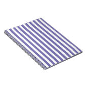 Paarse moderne stripes notitieboek (Rechterzijde)