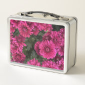 Paarse moeders metalen lunchbox (Achterkant)