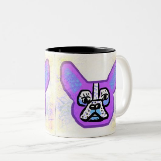 Paarse Mok Bulldog (Voorkant rechts)