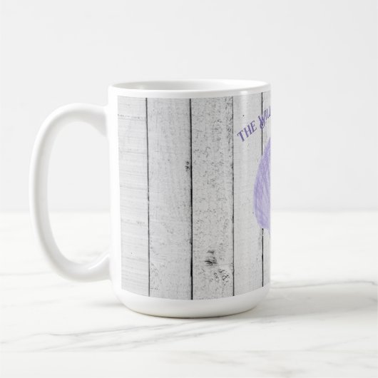 Paarse  Mok van de Schelpschelp van het Schelpje (Links)