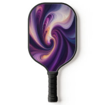 Paarse Momentum – Abstracte Kunst Pickleball Paddl